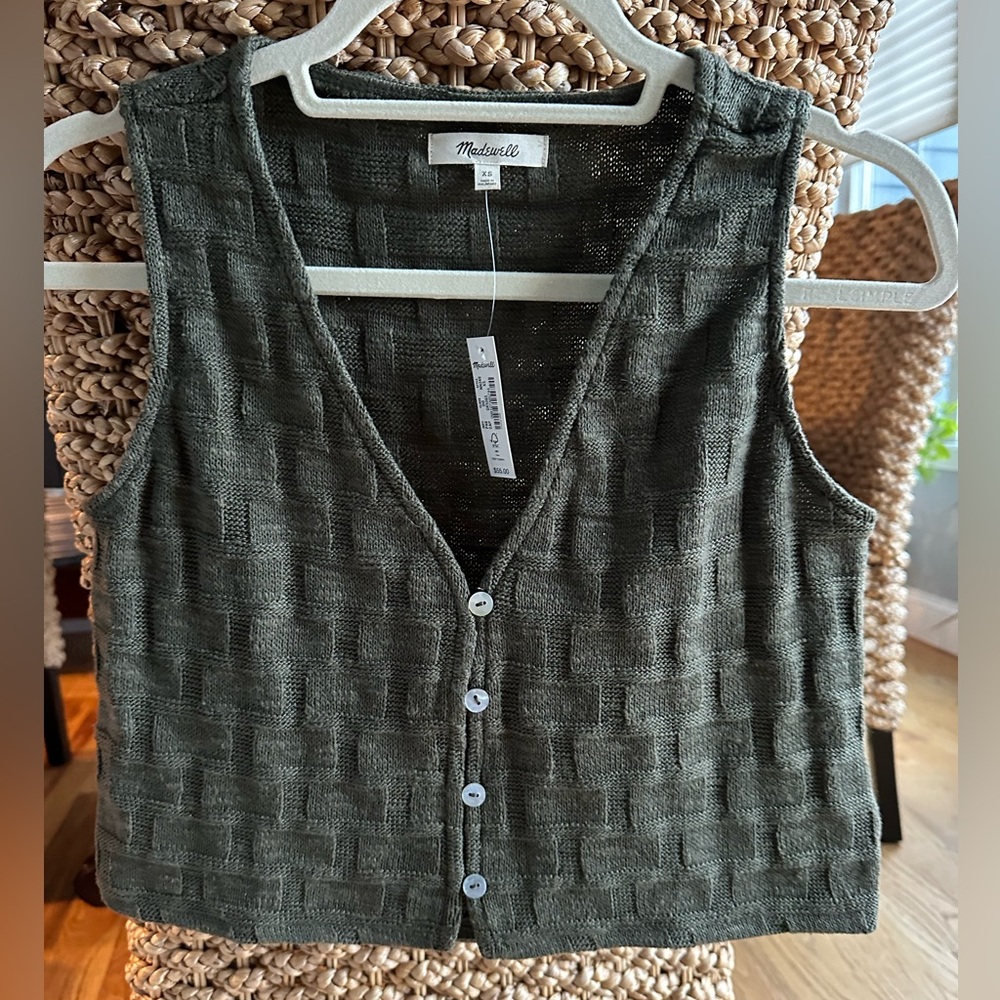 Madewell Vest ~ army green